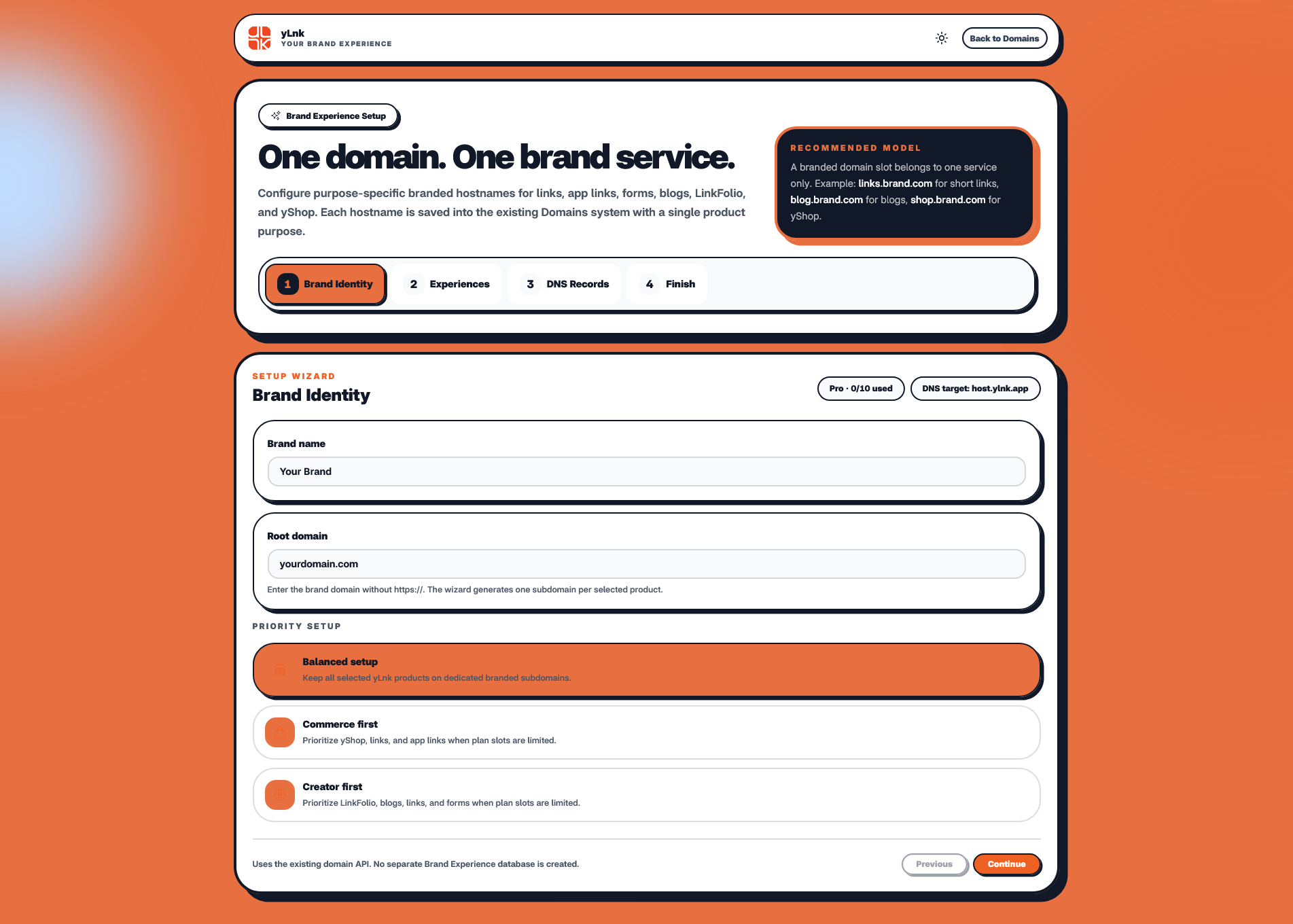 Screenshot 2026 08 26 at 20 30 19 yLnk   Free URL Shortener with Analytics